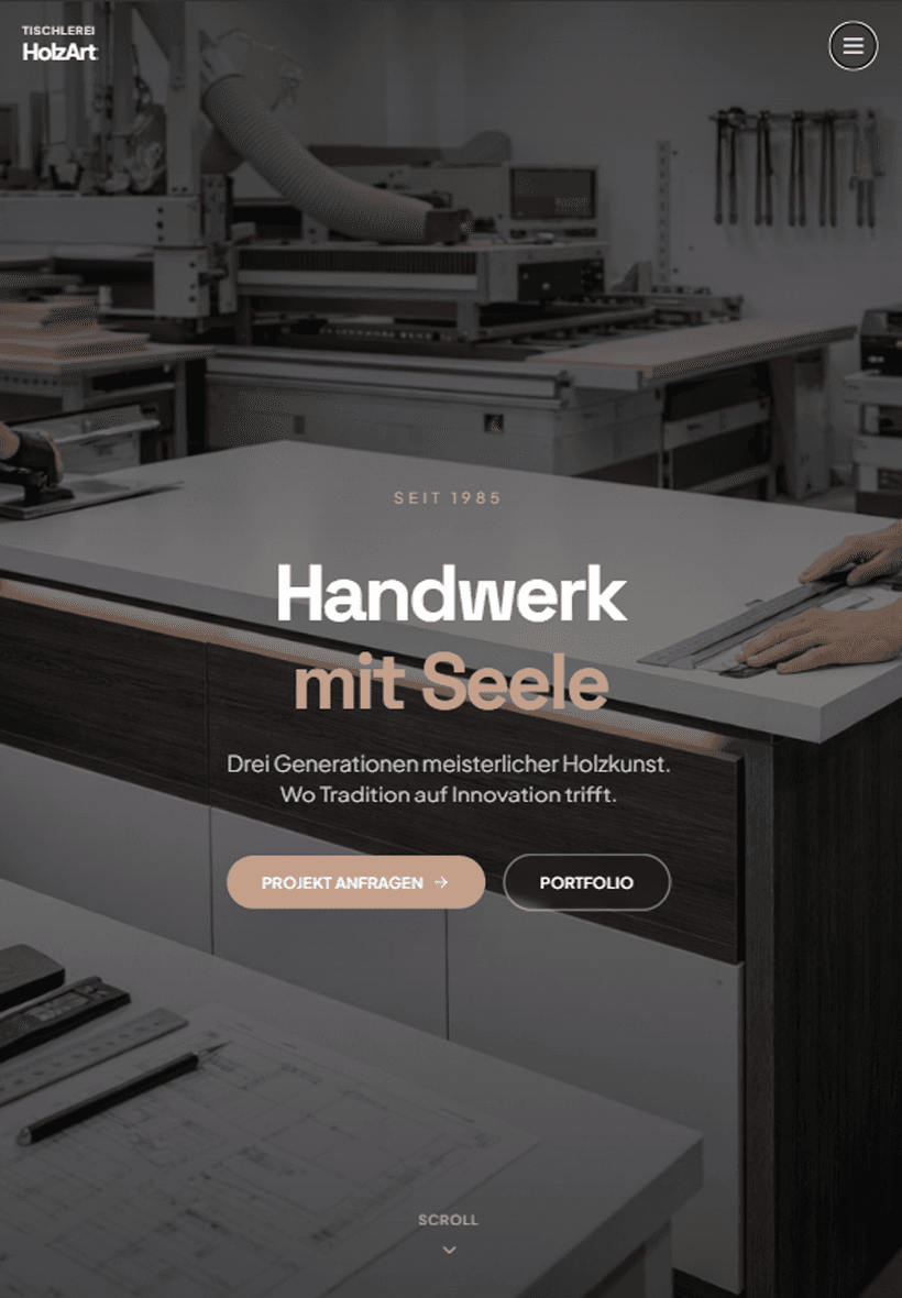 Website-Projekt Architekturbüro Volker Krämer von Make-GT